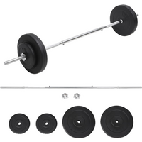 vidaXL Barbell with Plates Set 30 kg