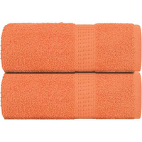 vidaXL Guest Towels "FROGN" 2 pcs Orange 30x50 cm 360 gsm