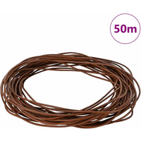 vidaXL Leather Cord Light Brown Ø1.5 mm x 50 m Leather