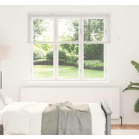 vidaXL Venetian Blinds Height Adjustable White 130 x 155 cm Aluminium