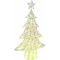 vidaXL Christmas Tree with 160 LEDs Warm white 150 cm PET