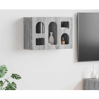 vidaXL Hanging Cabinet Grey Sonoma 60 x 20 x 40 cm Engineered Wood