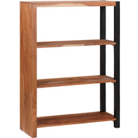 vidaXL Bookshelf Brown 80 x 30 x 110 cm Solid Acacia Wood