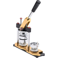 vidaXL Badge Maker Machine with Circle Cutter Rotate Punch 25 mm