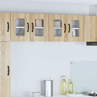 vidaXL Kitchen Cabinet Kalmar 2 pcs Sonoma Oak 60 x 31 x 40 cm
