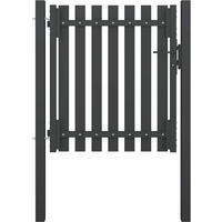 vidaXL Garden Fence Gate Steel 100x75 cm Anthracite
