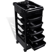 Hair Salon Plastic Trolley with Wheels