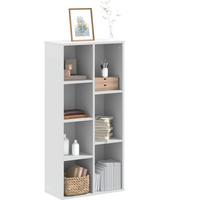 vidaXL Bookcase White 50x25x105 cm Engineered Wood