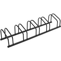 vidaXL Bike Rack for 5 Bikes Black Steel
