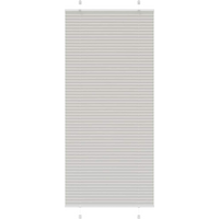 vidaXL Pleated Blind Light Grey 90x200 cm Fabric Width 89.4 cm Polyester