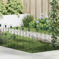 vidaXL Garden Fence Trellis Green 305.5 x 55.5 x 0.3 cm