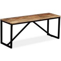 vidaXL Bench Solid Mango Wood 110x35x45 cm