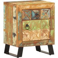vidaXL Bedside Cabinet 40x30x50 cm Solid Reclaimed Wood