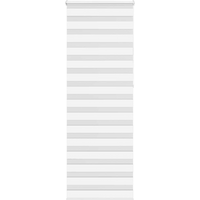 vidaXL Zebra Blind White 85x230 cm Fabric Width 80.9 cm Polyester