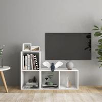 vidaXL TV Cabinets 2 pcs White 72x35x36.5 cm Engineered Wood