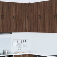 vidaXL Kitchen Cabinet with Storage Kalmar Brown Oak 57 x 57 x 100 cm