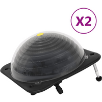 vidaXL Solar Pool Heaters 2 pcs 75x75x36 cm HDPE Aluminium