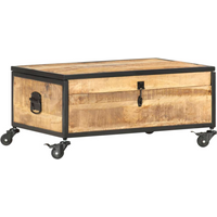 vidaXL Coffee Table 70x50x33 cm Solid Mango Wood
