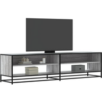 vidaXL TV Cabinet Grey Sonoma 180.5x40x46 cm Engineered Wood