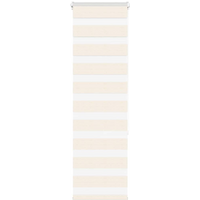 vidaXL Zebra Blind Marble Beige 45x150 cm Fabric Width 40.9 cm Polyester