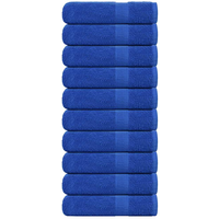 vidaXL Bath Towels "FROGN" 10 pcs Blue 100x150 cm 360 gsm
