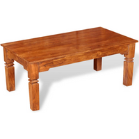 vidaXL Coffee Table Solid Wood 110x60x45 cm