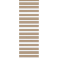 vidaXL Zebra Blind Sand Brown 70x230 cm Fabric Width 65.9 cm Polyester