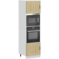 vidaXL Oven Cabinets 2 pcs Lucca Sonoma Oak Engineered Wood