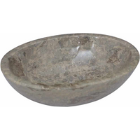 vidaXL Sink Grey 53x40x15 cm Marble