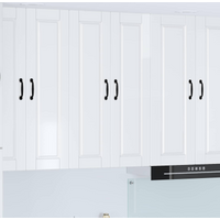 vidaXL Kitchen Cabinet with Shelf High Gloss White 60 x 31 x 100 cm