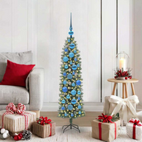 Artificial Slim Christmas Tree and