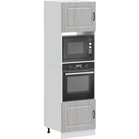 vidaXL Oven Cabinets 2 pcs Kalmar Grey Sonoma Engineered Wood