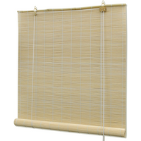 vidaXL Natural Bamboo Roller Blinds 100 x 160 cm