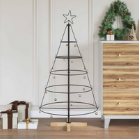 Christmas Cone Tree with Stand Steel