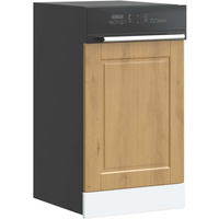vidaXL Dishwasher Panel Porto Artisan Oak 45x1,5x67 cm Engineered Wood