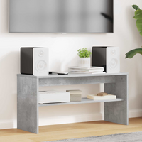 vidaXL TV Cabinet Concrete Grey 80 x 30 x 40 cm Engineered Wood