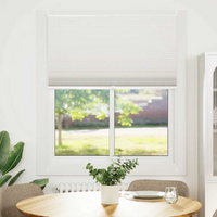 Plisse Blind 100x125cm White Pleated Blind