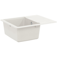 vidaXL Sink White 560 x 460 mm 80% Quartz and 20% Resin