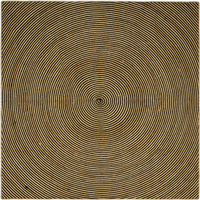 vidaXL Rug Natural and Black 300 x 300 cm Jute