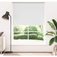 vidaXL Roller blind blackout 164.4x230 cm Fabric Width 160 cm white