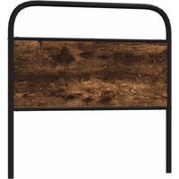vidaXL Replace Headboard Smoked Oak 90 cm Steel and Engineered Wood
