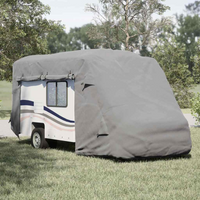 vidaXL Motorhome Covers Grey 610x235x275 cm Non-woven Fabric