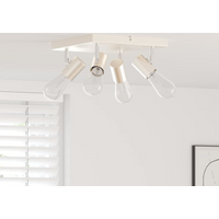 vidaXL Ceiling Spotlight Nickel 26.5 x 26 x 11.5 cm Metal