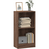 vidaXL Bookcase Brown Oak 40x24x76 cm Engineered Wood