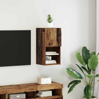 vidaXL Wall-mounted TV Cabinet Wall-mounted Old Wood 30.5 x 30 x 60 cm