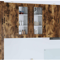 vidaXL Kitchen Cabinet with Storage Kalmar Smoked Oak 40 x 31 x 80 cm