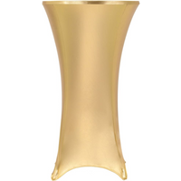 vidaXL 2 pcs Table Covers Stretch 80 cm Gold