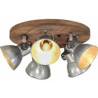 vidaXL Ceiling Lamp 25 W Vintage Silver 50x50x25 cm E27