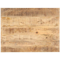 vidaXL Table Top Solid Mango Wood 25-27 mm 90x70 cm