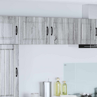vidaXL Kitchen Cabinet with Shelf 2 pcs Grey Sonoma 50 x 31 x 40 cm